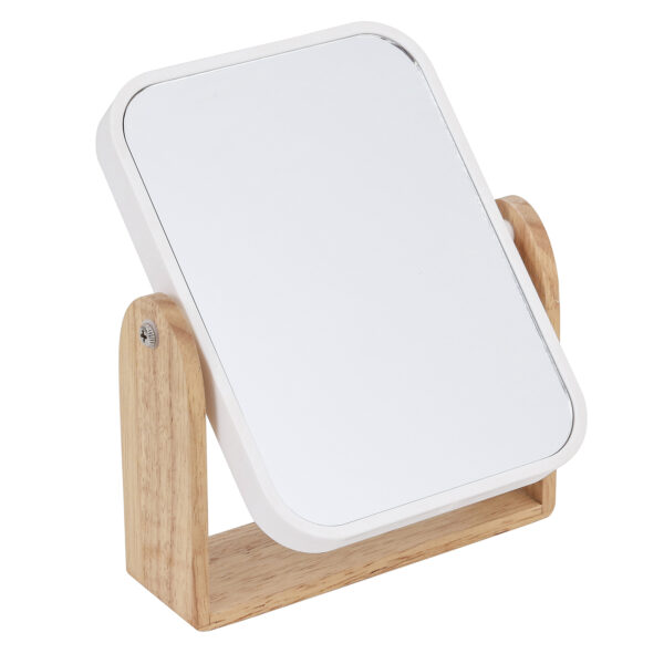 Espelho para Banheiro Retangular Branco 19,5x15cm Scandi Sensea