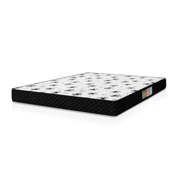 Colchão Casal Espuma 138x188x12cm Polar Branco / Preto