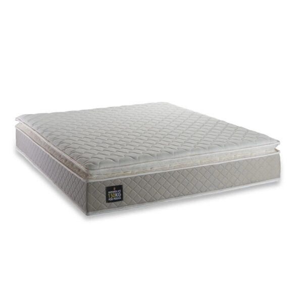 Colchão Queen Espuma D45 Pillow Top Strong 158x198x24cm – Suporta até 150kg por pessoa