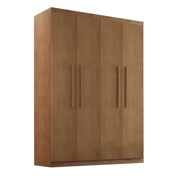 Guarda-Roupa Casal Malibu 4 pt 2 gv Imbuia
