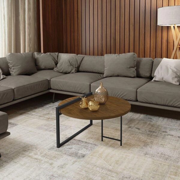 Mesa De Centro Para Sala E Quarto Orquídea – Imbuia – Marrom