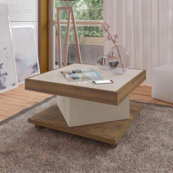 Mesa De Centro Saara Pinho  Off White