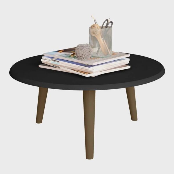 Mesa de Centro Brilhante Preto – Bechara