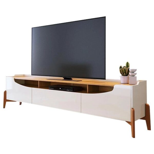 Rack Bancada para Sala Studio 1.8 Off White Nature – Imcal
