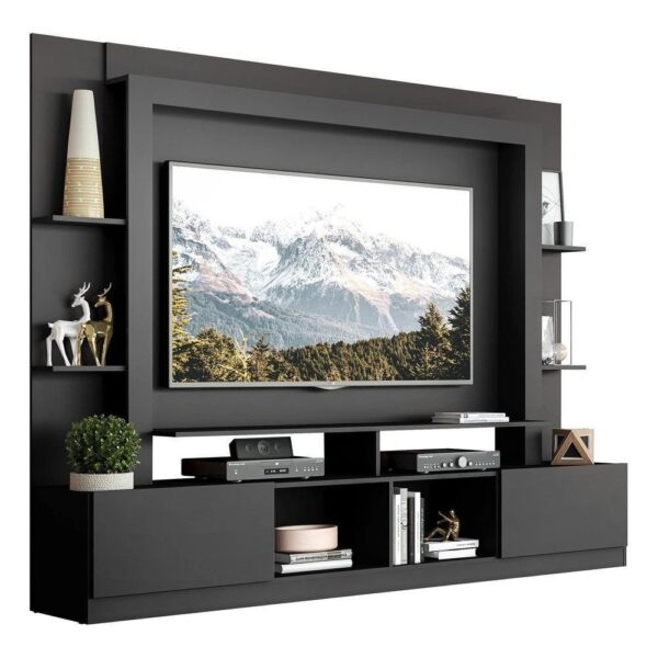 Rack Estante Painel Suporte Tv 65” Preto